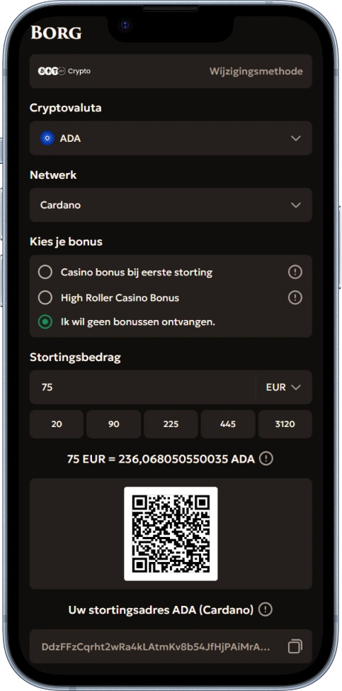 Casino DragoBet Betaalmethoden